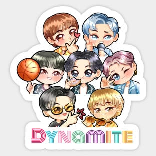 BTS Dynamite Sticker